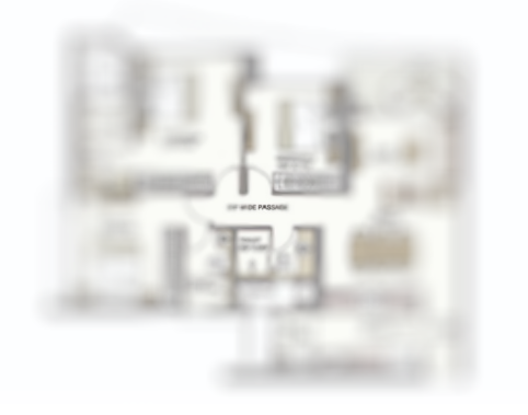 Garden Trails Dahisar Mira road project 3BHK Plan